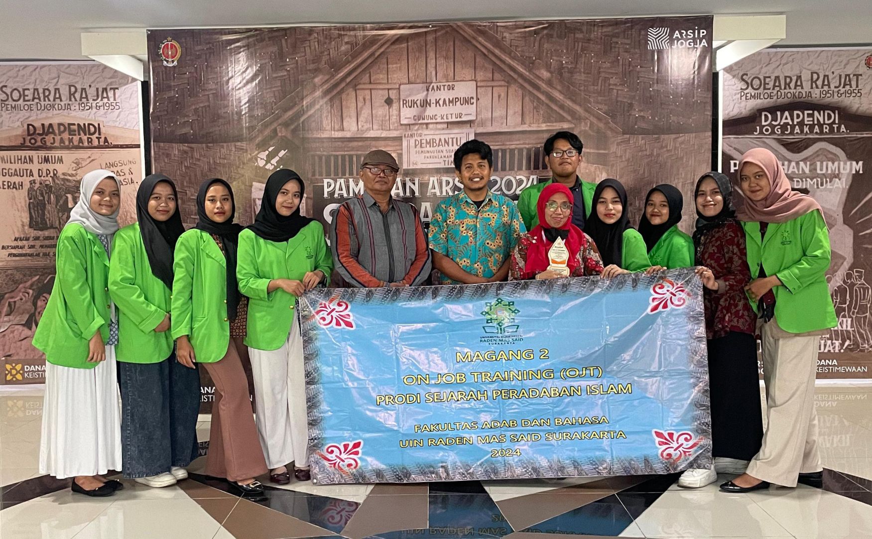 Mahasiswa Sejarah Peradaban Islam UIN Raden Mas Said Surakarta Laksanakan Magang di Berbagai Lembaga Strategis Nasional