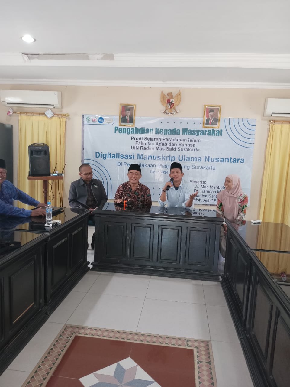 Dosen Sejarah Peradaban Islam (SPI) UIN Raden Mas Said Surakarta Gelar Pengabdian Masyarakat di Perpustakaan Masjid Agung Surakarta