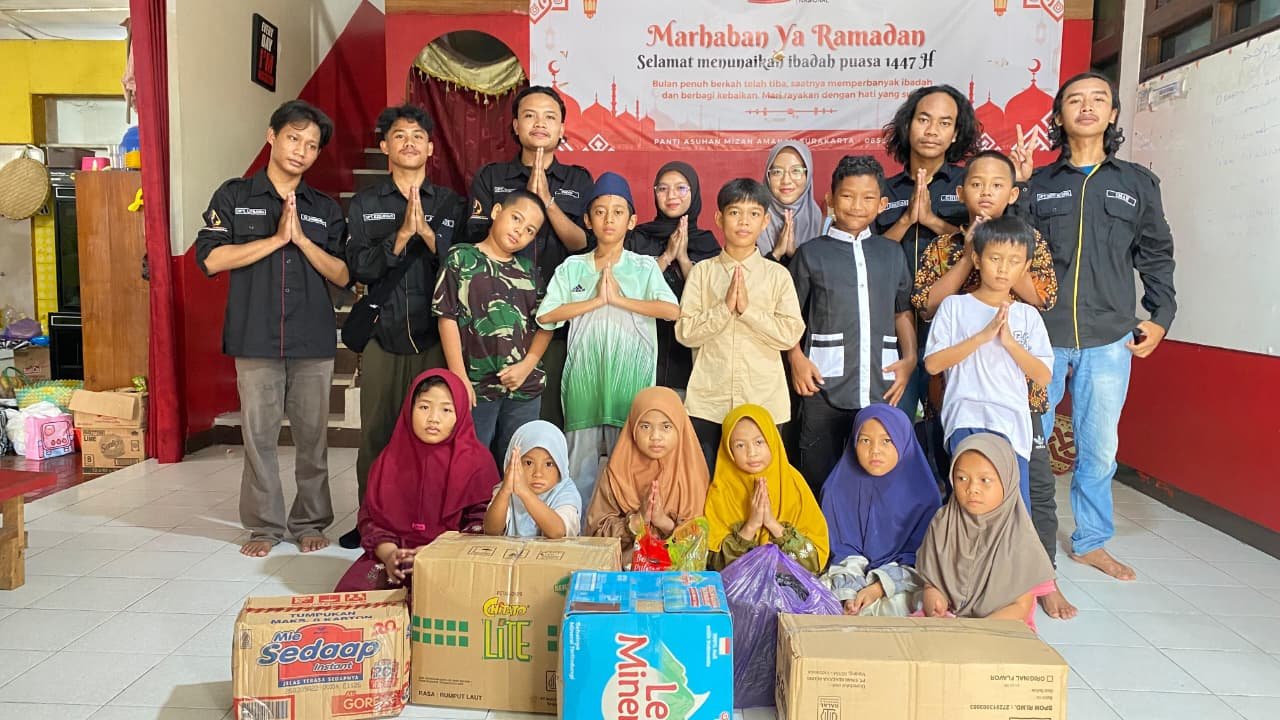 HMPS SPI Laksanakan Kegiatan Sosial Peduli Anak Yatim di Panti Asuhan Mizan Amanah Surakarta